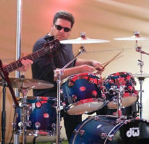 Gary Beckman playing drums