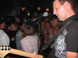 Me and Ant playing covers at the Dubliner on Long Street